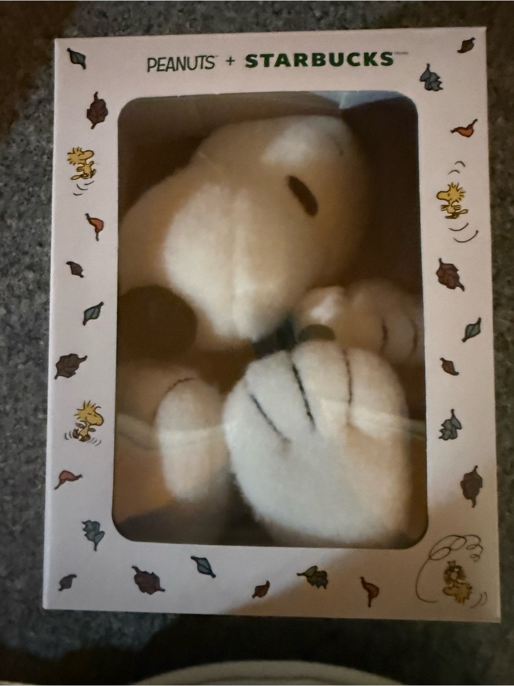 Starbucks x Peanuts Snoopy Plush in White